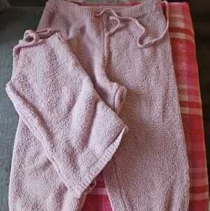 Cozy Pink Fleece Lounge Set
